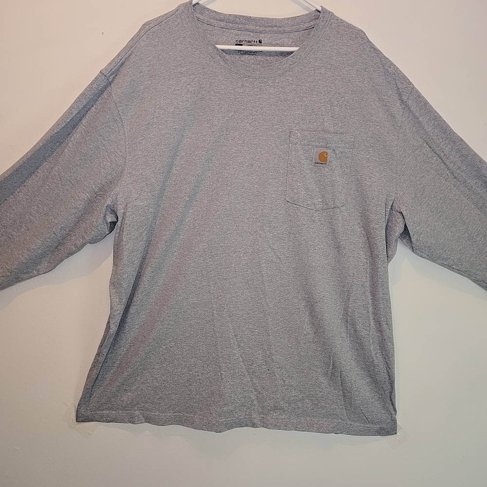 Carhartt Heather Gray Pocket Tee